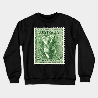 Koala Postage Stamp Crewneck Sweatshirt